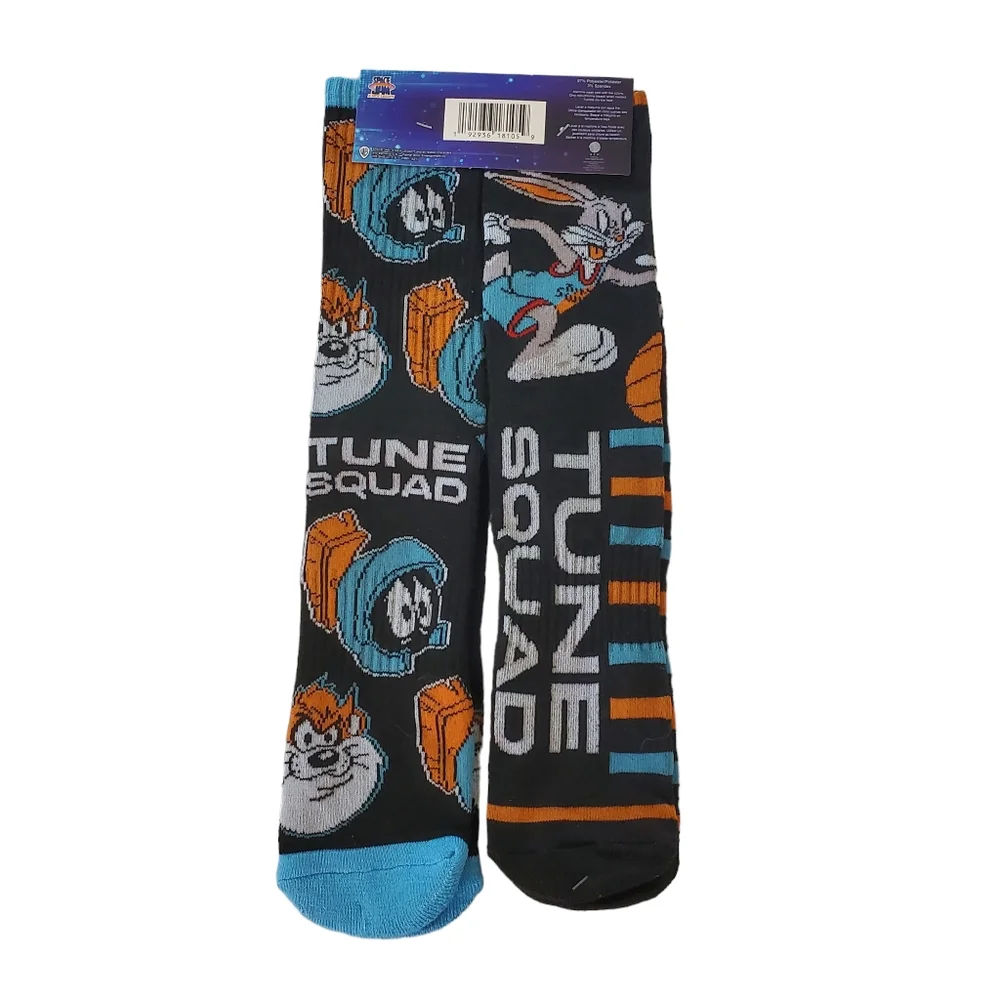 Space Jam A New Legacy‎ Bugs Bunny Tune Squad Crew Socks 2 Pairs New